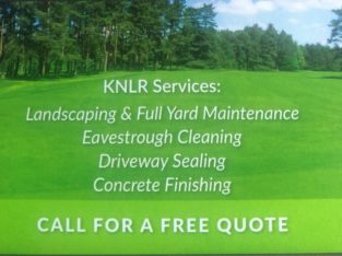 Landscaping and Full Yard Maintenance