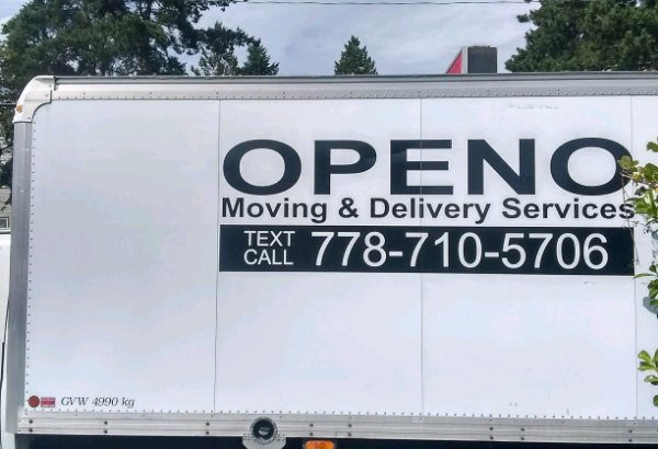 OPENO MOVERS…..great price for moving