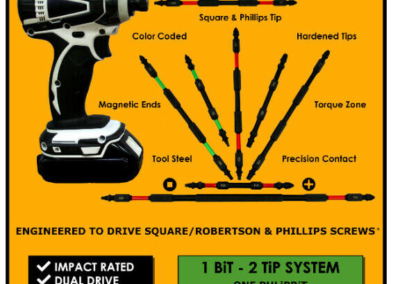 PHLiPBiT – Double Ended Phillips & Robertson Impact Driver Bit