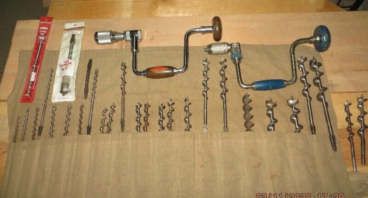 Antique Drill Braces & Bits