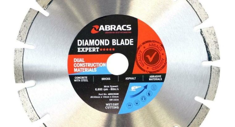 Abracs 4.5” to 20” Diamond Blades – Free shipping over $100