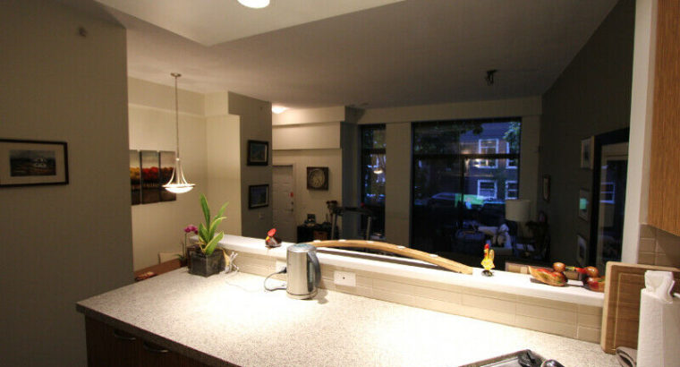 $1550/mth JUL 1: DOWNTOWN YALETOWN TOWNHOUSE: 1 BDR (in 2BDR)