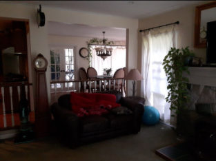 Large bedroom with its own private sitting room and entrance