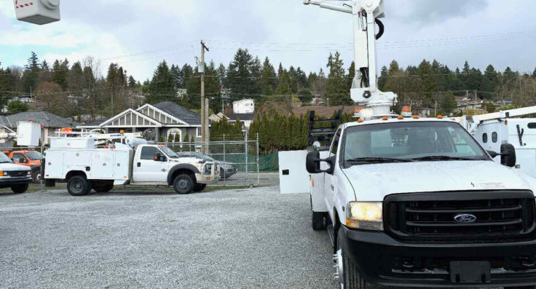 2002 FORD F550 – 40FT BUCKET TRUCK *ARTICULATED BOOM*GREAT PRICE