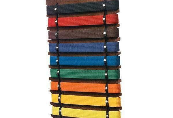 Karate Belt Rack, Kung Fu Sashes Rack, Judo Belt Rack only @ Benza Sports