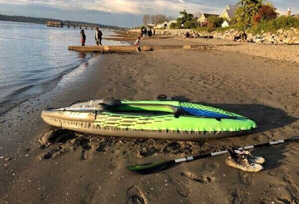One person inflatable kayak