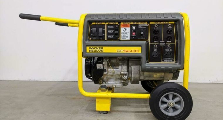 HOC WACKER GP5600 GENERATOR WACKER GENERATOR + 90 DAY WARRANTY + FREE SHIPPING