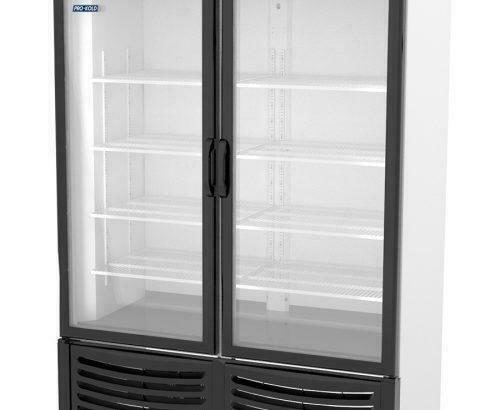 North American Two Door Glass Display Freezer DURF 32 W