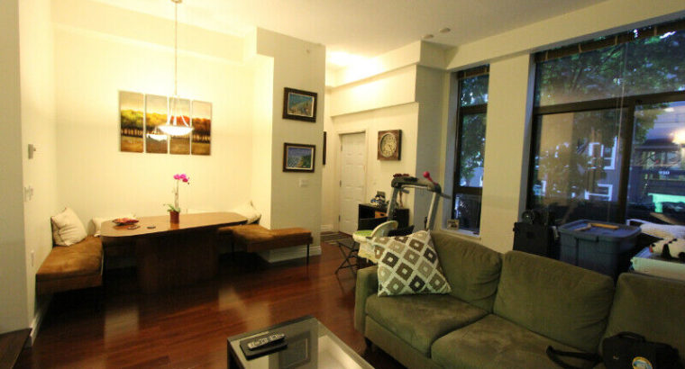 $1550/mth JUL 1: DOWNTOWN YALETOWN TOWNHOUSE: 1 BDR (in 2BDR)