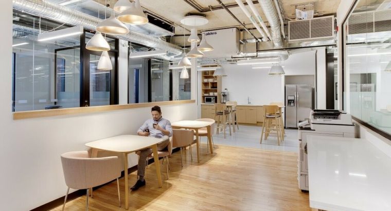 Beautifully designed workspaces to facilitate new connections.