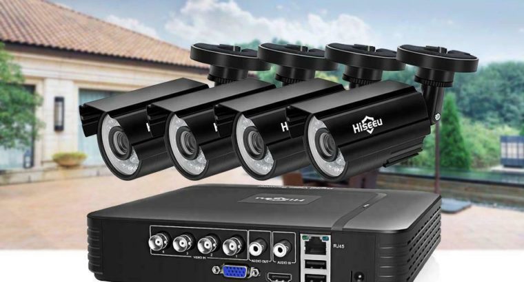 Protect your Property !!! Hiseeu CCTV 4CH 720P/1080P security Camera System, Free Fast Shipping