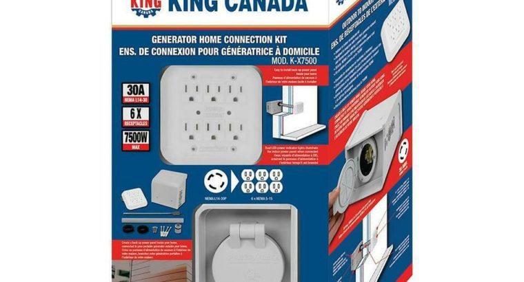 KING CANADA Generator Home Connection Kit