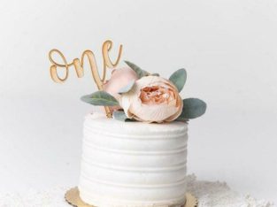 Custom Cake Topper – Personalized cake toppers – Wooden cake topper