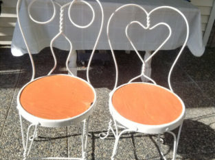 2 ice cream Parlor Chairs
