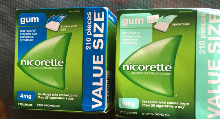 Nicorette gum 4mg