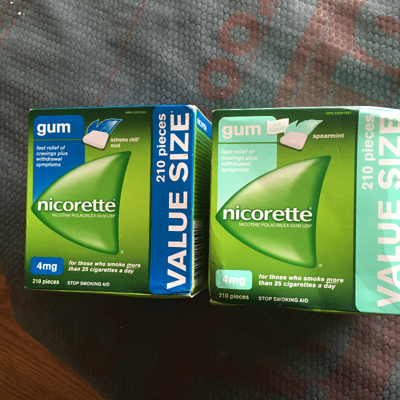 Nicorette gum 4mg