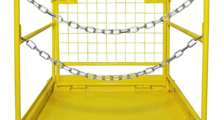 Titan Forklift Safety Cage, Collapsible Work Platform, Steel Basket, 36” x 36” – BRAND NEW – FREE SHIPPING