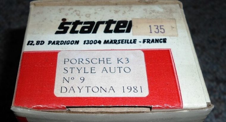 Starter 1/43 Porsche K3 Style Auto No.9 Daytona 1981