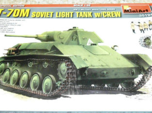 MiniArt 1/35 T-70M Soviet light tank w/ crew