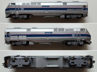 Kato N scale Amtrak P42 DCC & Sound 2 model railroad train cars