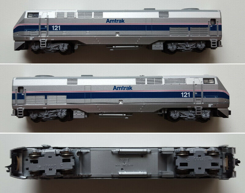 Kato N scale Amtrak P42 DCC & Sound 2 model railroad train cars