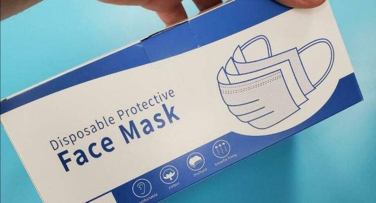 FREE SHIPPING $6.95/50 Disposable non medical 3 Ply Safety Blue Face Mask Wholesale KIDS MASKS, KN95 civil Masks sale