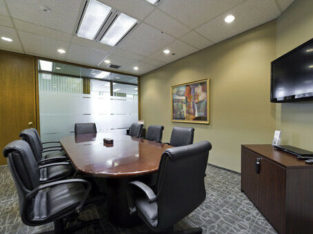 Work your way in a private office for five.