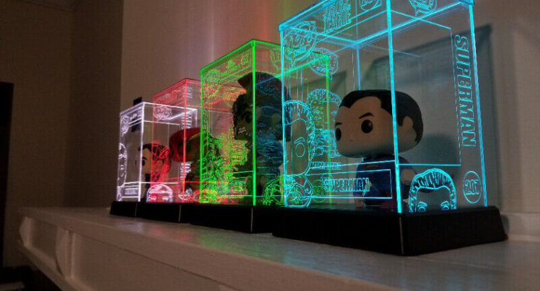 Funko Pop Multicolored Custom LED Glowbox