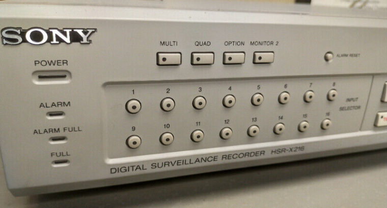Sony Digital Surveillance Recorder, Commercial quality