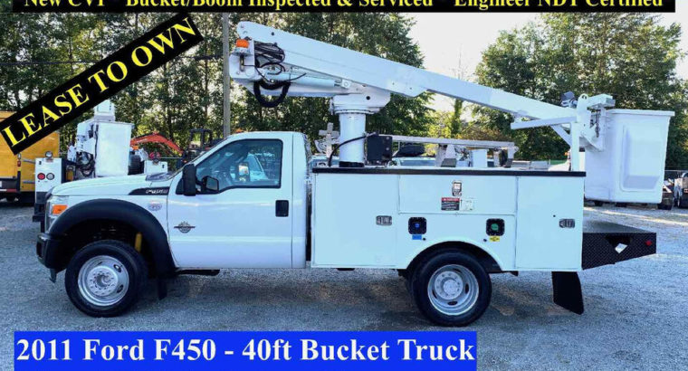 2011 FORD F450 – 40FT ARTICULATED BUCKET TRUCK *166K* DIESEL
