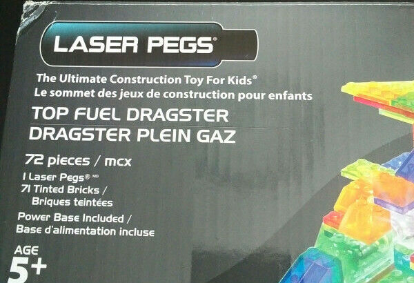 Laser Pegs Light It Up Dragster Car