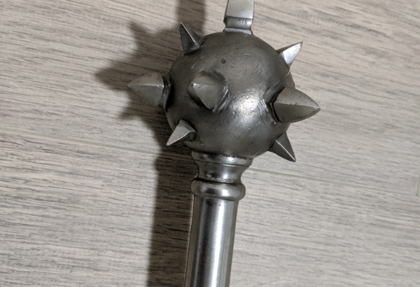 Medieval spiked mace