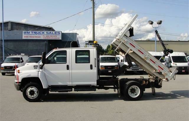 2008 GMC C5500 CREW CAB DUMP TRUCK **DURAMAX DIESEL**