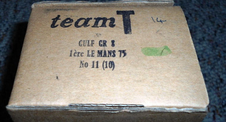 Team T 1/43 Gulf GR8 1st LeMans 1975