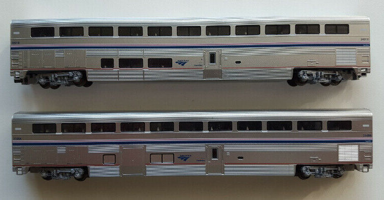 Kato N scale Amtrak P42 DCC & Sound 2 model railroad train cars