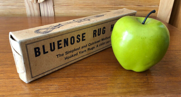 Antique 1920’s Bluenose Rug Hooker Original Box + Instructions