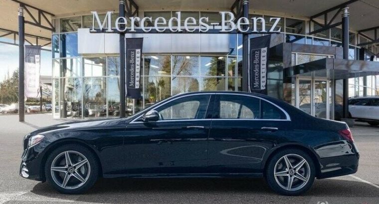 2018 Mercedes Benz E-Class 4MATIC Sedan -No Accidents! One Owner