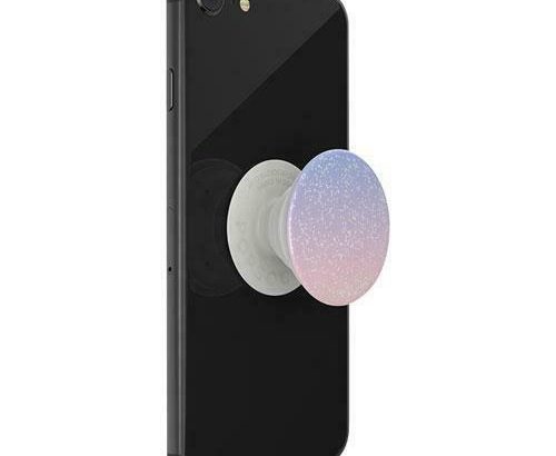 Popsockets POP 800446 Universal Cell Phone Expanding Grip & Stand – Glitter Morning Haze (New Other)