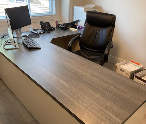 Home office furniture and electronics – almost brand new!