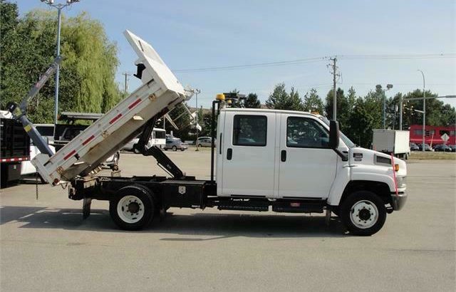 2008 GMC C5500 CREW CAB DUMP TRUCK **DURAMAX DIESEL**