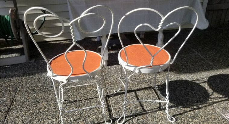 2 ice cream Parlor Chairs