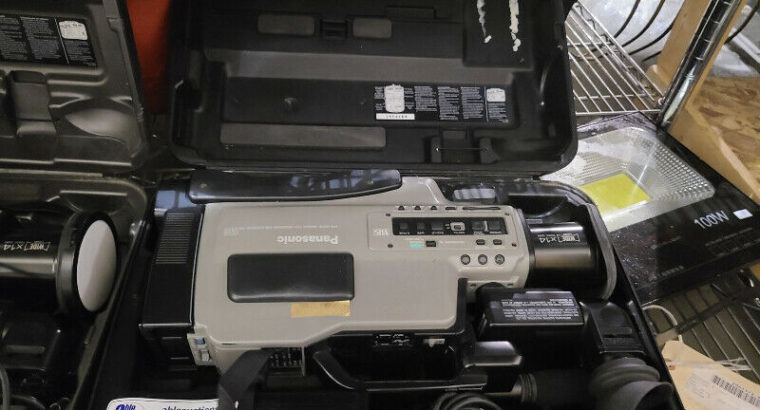 2 x Panasonic AG 196 Video Cameras/VCRs