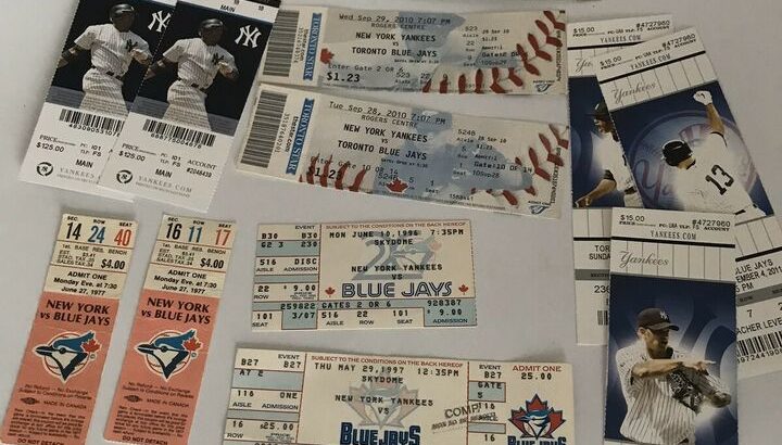 Wanted: Blue Jays Tickets/ Stubs Wanted