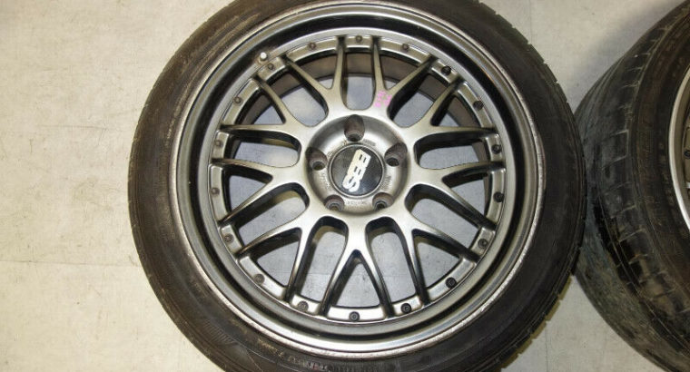 JDM BBS RS Rims Wheels 5×114.3 18×8 + 35 Offset 18×9 + 35 Tires