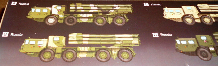 Trumpeter 1/35 Russian 9A52-2 Smerch-M multiple rocket launcher