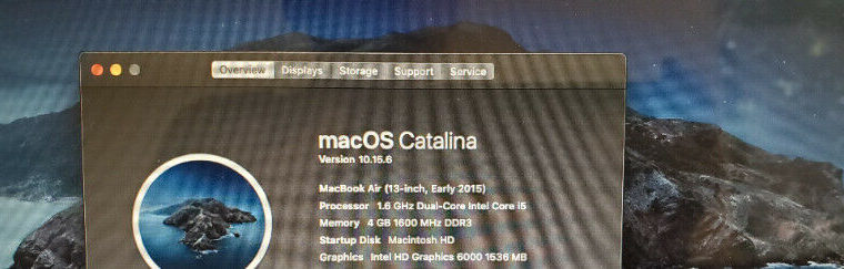 Apple MacBook Air (2015) – 4GB – $550 or best offer