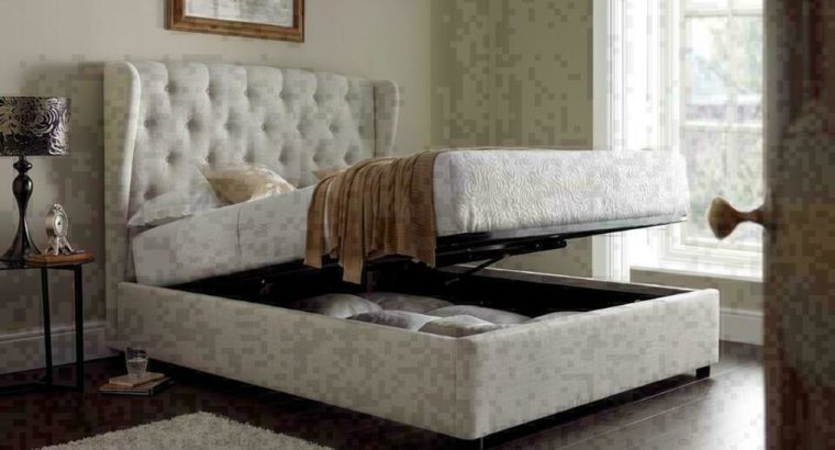 $$$HAPPY SUMMER SALE-Brand New MODERN LEATHER Queen/ King Storage bed