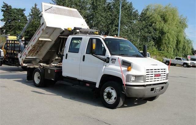 2008 GMC C5500 CREW CAB DUMP TRUCK **DURAMAX DIESEL**