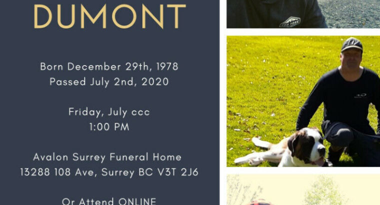 In Memory of Thomas Dumont