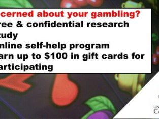 Gambling Online Self-Help Study